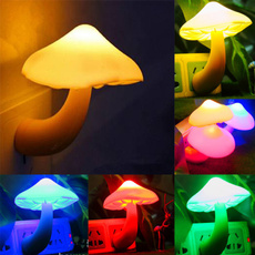 Light Bulb, ledcolorfulnightlight, Night Light, Mushroom
