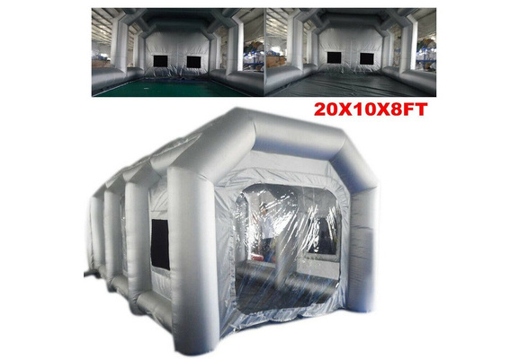 Xcceries 20' 10' Large Indoor Paint Booth Spray Tanning Tent Home  Workstation