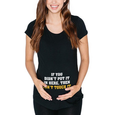 Maternity, T Shirts, black, fashionmaternitytshirt