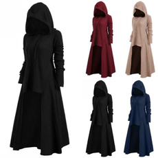Goth, Plus Size, Winter, hoodedjacket