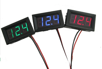 Mini, carvoltmeter, Cables & Connectors, ledvoltmeter