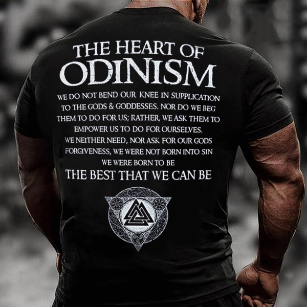 Proud Odin Vikings The Heart of Odinism Viking Classic T-Shirt