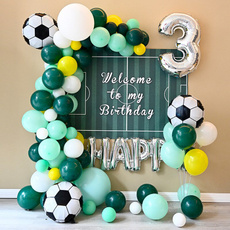birthdaypartydecorationskid, kidsbirthdayballoon, soccerballoon, soccerthemeparty