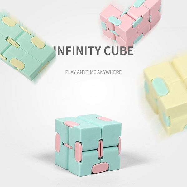Infinity Cube Fidget Cube Anti-stress Relax Office Flip Stress Relief Finger Toy 