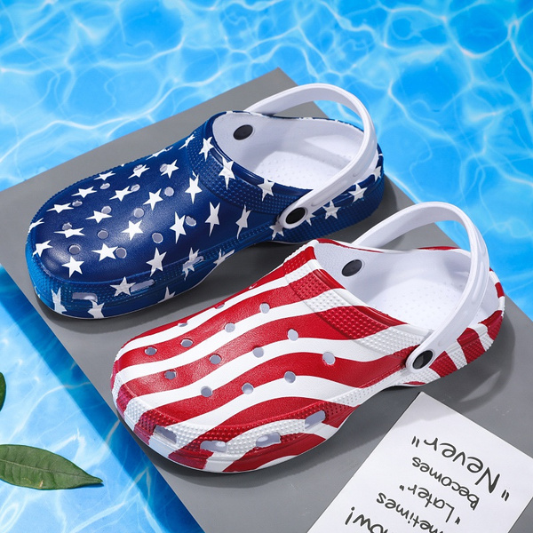 Men's American Flag Slide Sandals