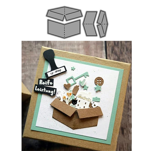 Box Metal Cutting Dies Stencils For Diy Scrapbooking Photo Album Stamps