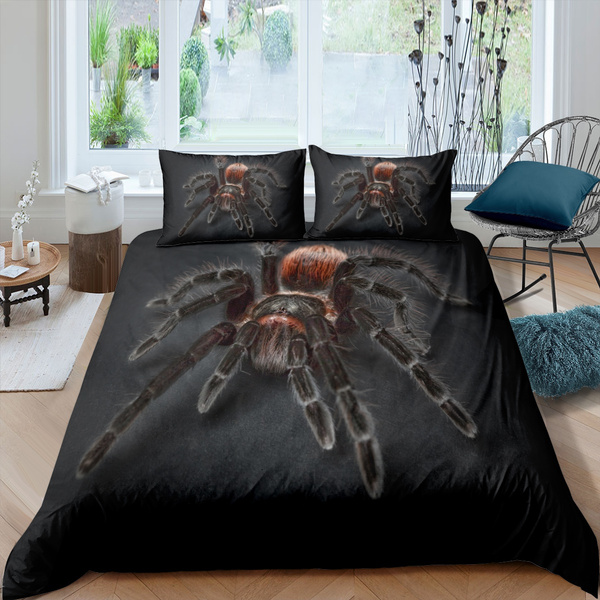 3d spider quilt cover