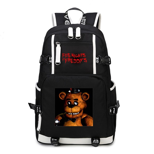 Five Nights At Freddy's Freddy Backpack Chica Foxy Bonnie FNAF Shoulder  School Bag Travel Bag