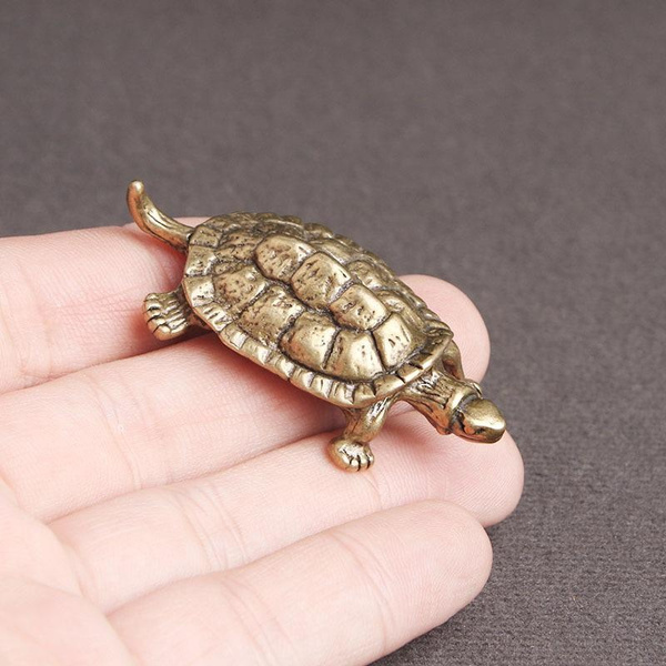 Pure Copper Solid Tortoise Basalt Dragon Turtle Tortoise Tea Pet ...