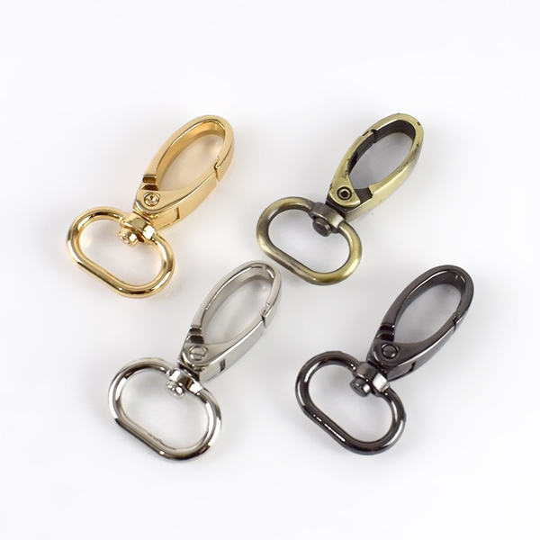 5/10pcs Metal Swivel Lobster Clasp Claw Push Gate Snap Hooks for DIY Crafts  Keychain Purse Handbag Making