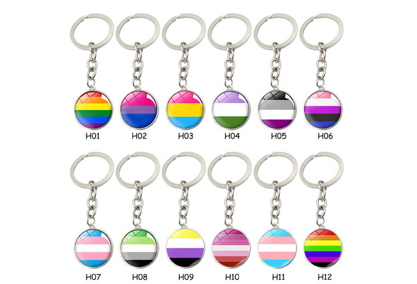 Lgbt keyring on sale