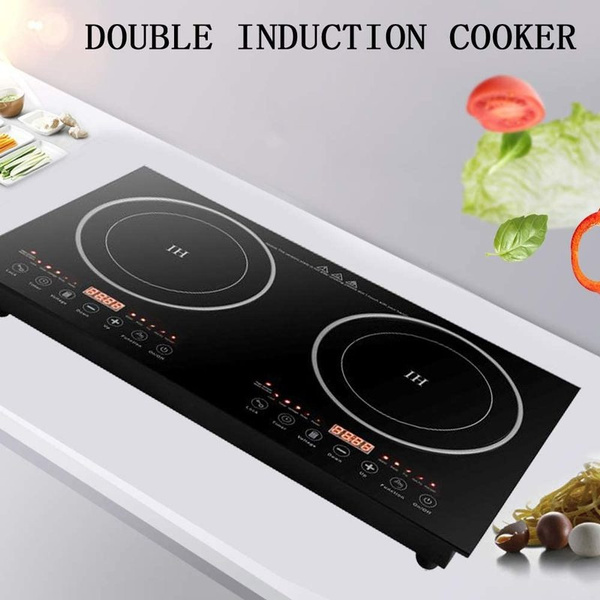 Double Induction Cooktop Cooker 2400W 110V Digital Electric