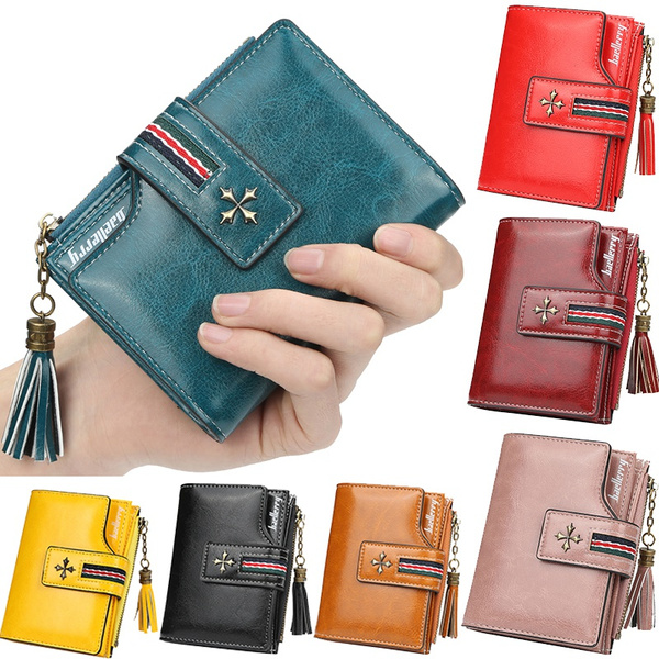 leather women's rfid wallets