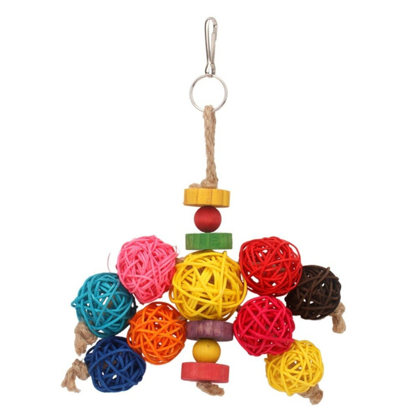 Large Bird Toys For Parrot Conure Accessories Cage Decoration And Perch