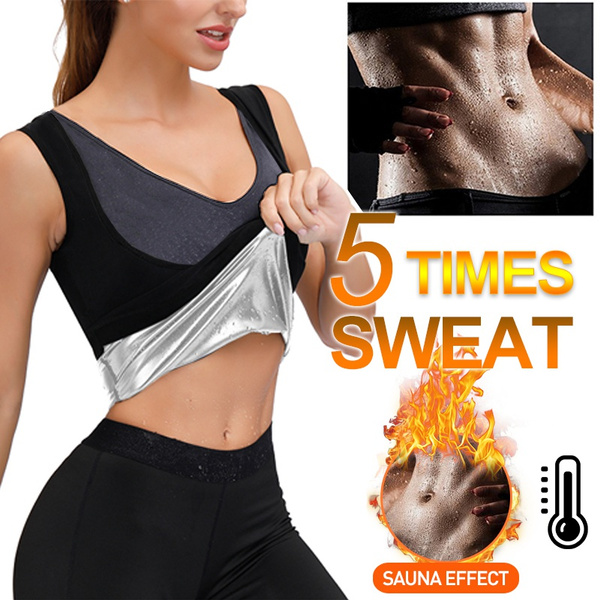 Heat trapping sweat online shaper vest