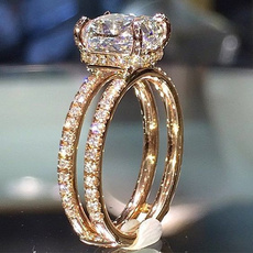 DIAMOND, Jewelry, 925 silver rings, gold