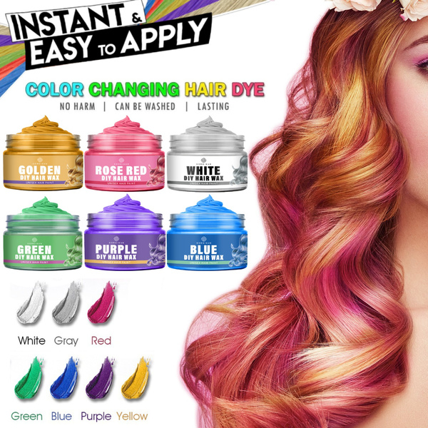 7 Coloers New Fashion Temporary Hair Color Dye Wax Mud Mermaid Hair Coloring Cream Natural Safe Hair Dyeing Wax for All Hairs Unisex | Wish 7 Coloers New Fashion Temporary Hair Color Dye Wax Mud Mermaid Hair Coloring Cream Natural Safe Hair Dyeing Wax for All Hairs Unisex | Wish