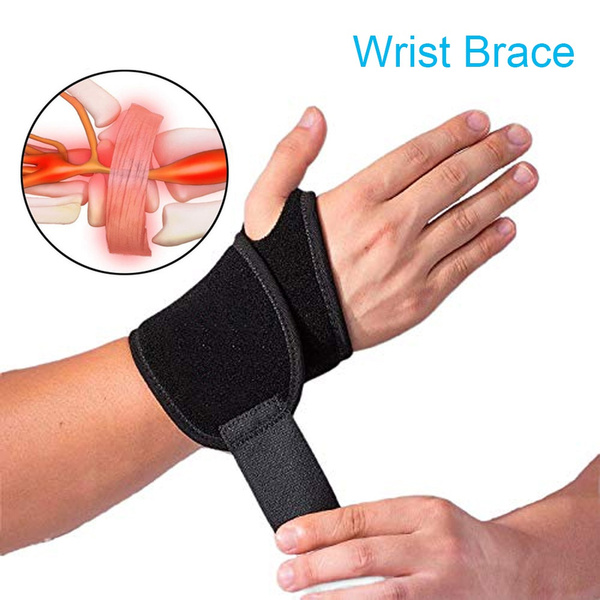 Adjustable Sport Wrist Brace,Hand Support, Carpal Tunnel Brace for Fitness,  Arthritis & Tendinitis Pain Relief - Suitable for Both Right and Left Hands