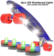 ledskateboardlight, led, scooterlight, Skateboard
