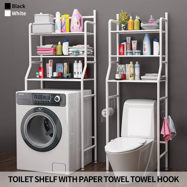 Over Laundry Washing Machine Storage Shelves Toilet Rack Bathroom