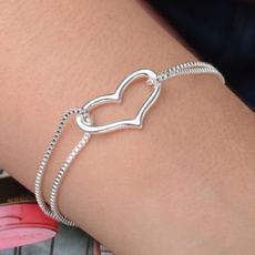 infinity bracelet, Sterling, Love, Chain Link Bracelet