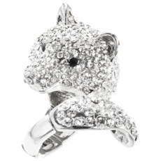 Ring, Cats, Head, Jewelry