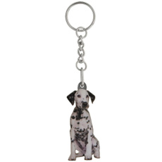 Acrylic, puppy, Key Chain, Dice