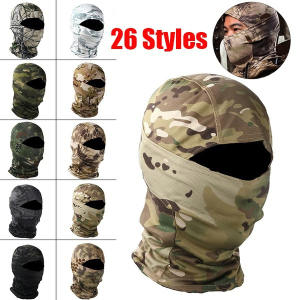 23 Patterns Military Camo Hunting Balaclavas Tactical Ski Full Face Cover Mask