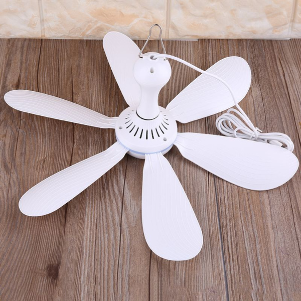 Premium New 6 Leaves 5V USB Ceiling Fan 