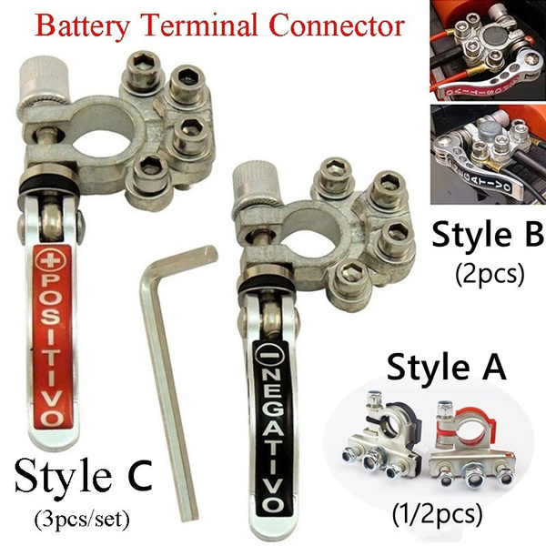 Battery Terminals Connectors Clamps Tin Plated Brass Car Battery