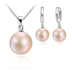Sterling, Hoop Earring, Jewelry, pearls