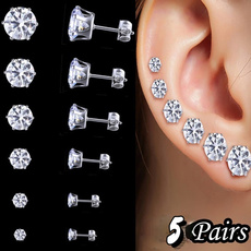 Sterling, DIAMOND, Jewellery, Sterling Silver Earrings
