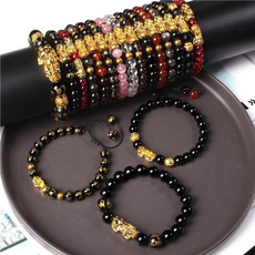 Charm Bracelet, Handmade, Jewelry, Elastic