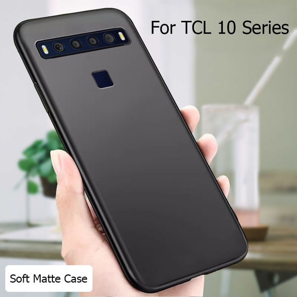 For TCL 10 5G UW Case High Quality Simple Matte Soft Silicone Back