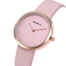 pinkwatche, pink, quartz, leatherstrapwatch