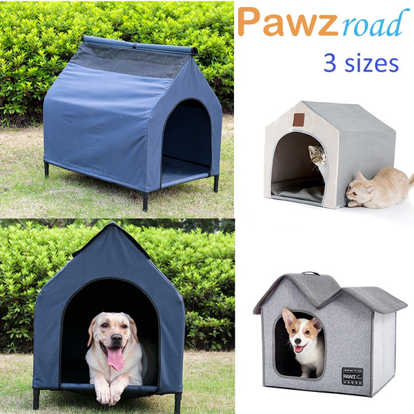 Large Dog House Camping Tent Foldable Cat Tent House Bed Cave For Cats