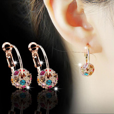 Hoop Earring, Jewelry, gold, Stud Earring