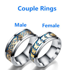 Couple Rings, Blues, butterflyring, Fashion