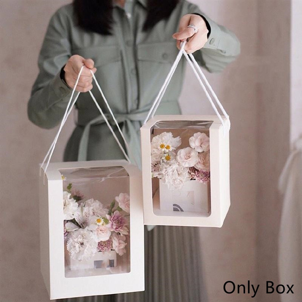Paper Flower Gift Bags,Bouquet Gift Boxes for Flowers - Bouquet