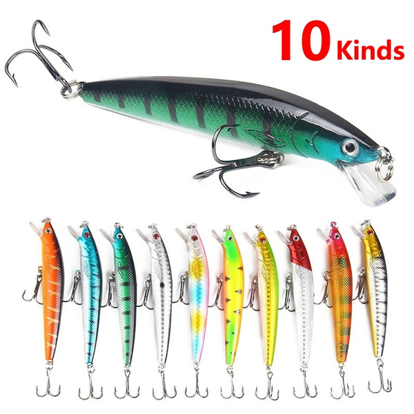 8-Segment Multi-Jointed Crank Bait Fishing Lure - Slow Sinking, 13.7cm/27g, With 3D Eyes & Treble Hooks (2-Pack)