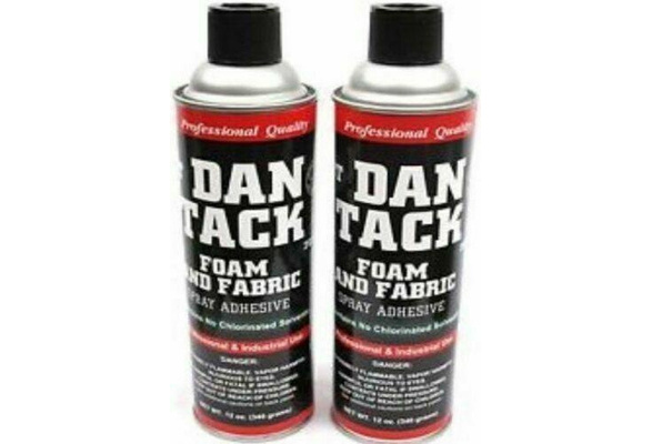 Dan Tack 2x Multi Purpose Professional Foam Fast Spray Adhesive for Foam Fabric