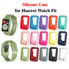 case, silicone case, siliconecaseforhuaweiwatchfit, huaweiwatchfitscreenprotector