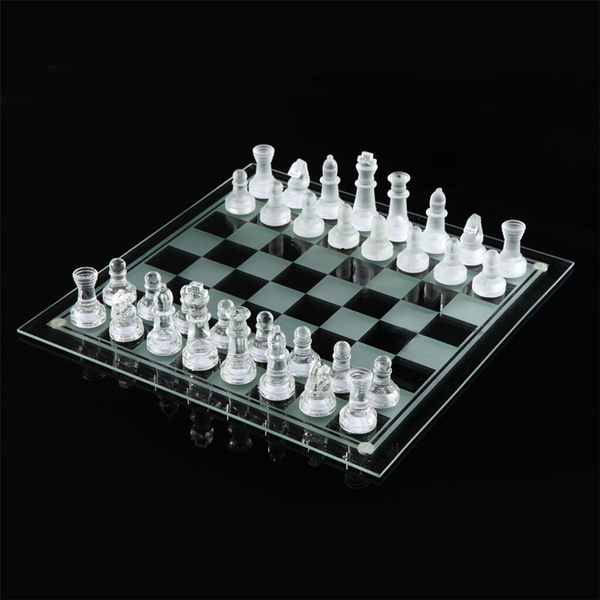  Upgraded Acrylic Chess Board Anti-Broken Elegant Glass