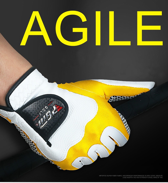 Genuine PGM Men's Golf Fiber Cloth Gloves New Left/Right Hand