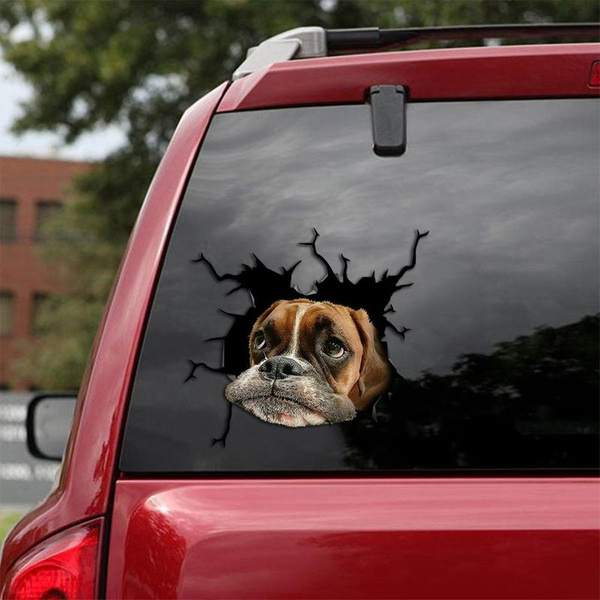 custom dog car decals