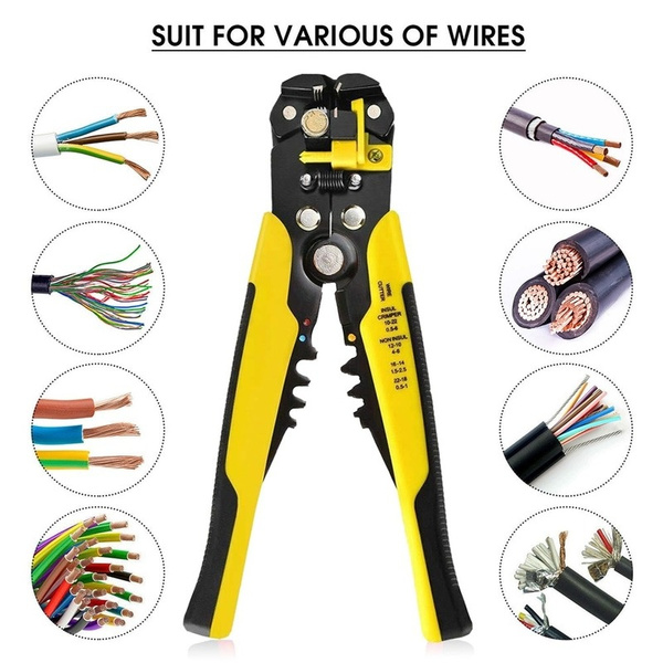 Wire Stripper Automatic Cutter Hand Stripping Crimper Cable Tool Pliers Terminal 