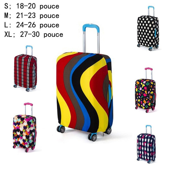 SANUSHAA Luggage Cover 65 cm Red I Luggage Cover