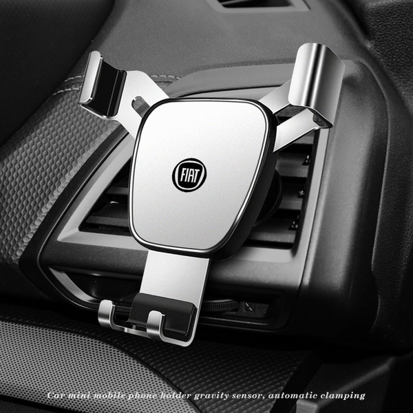 Fiat 500 White Phone Holder