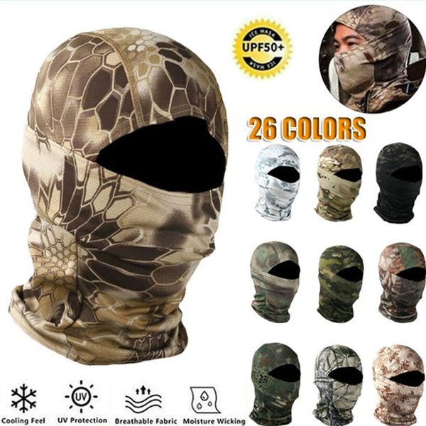 Outdoor Camouflage Camo Balaclava Army Tactical Military Ski Full Face ...