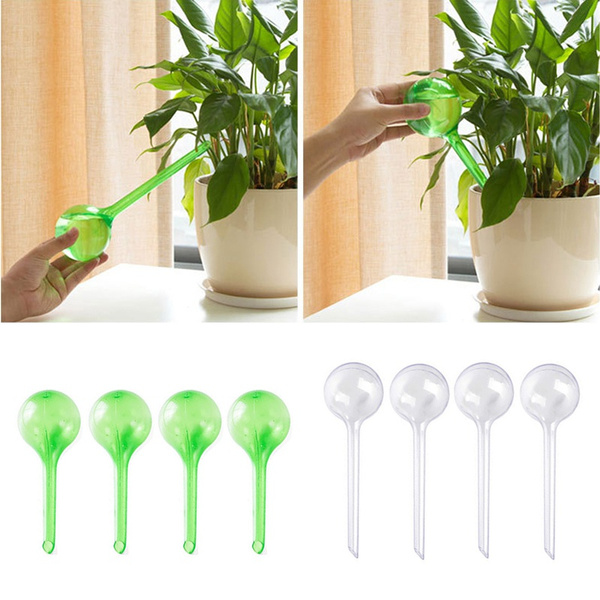 10/1pcs Automatic Plant Self Watering Water Feeder Plastic PVC Ball